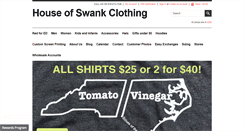 Desktop Screenshot of houseofswankclothing.com